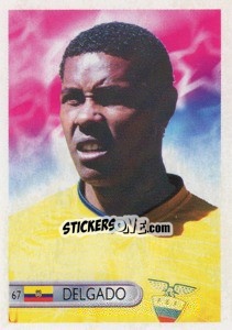 Sticker Agustin Delgado - Mundocrom World Cup 2006 n. 67 - NO EDITOR