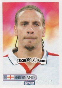 Sticker Rio Ferdinand - Mundocrom World Cup 2006 n. 74 - NO EDITOR