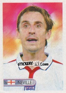 Sticker Gary Neville - Mundocrom World Cup 2006 - NO EDITOR