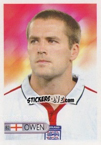 Sticker Michael Owen - Mundocrom World Cup 2006 n. 82 - NO EDITOR