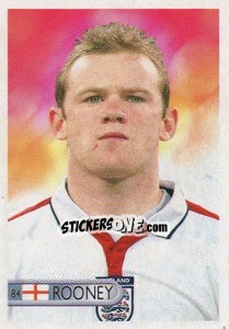 Sticker Wayne Rooney - Mundocrom World Cup 2006 n. 84 - NO EDITOR
