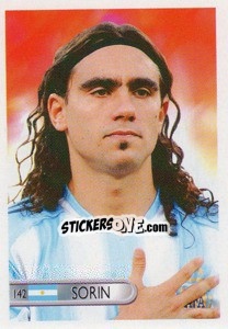 Sticker Juan Pablo Sorin - Mundocrom World Cup 2006 - NO EDITOR