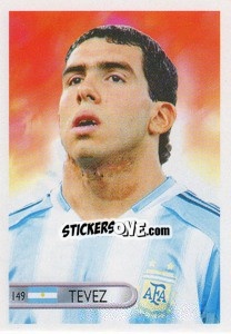 Sticker Carlos Tevez - Mundocrom World Cup 2006 - NO EDITOR