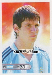 Sticker Lionel Messi - Mundocrom World Cup 2006 n. 152 - NO EDITOR