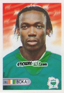 Sticker Arthur Boka - Mundocrom World Cup 2006 n. 161 - NO EDITOR