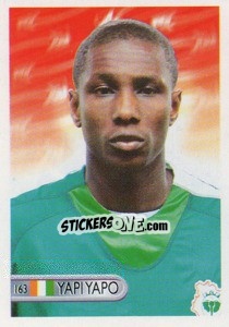 Sticker Gilles Yapi Yapo - Mundocrom World Cup 2006 - NO EDITOR