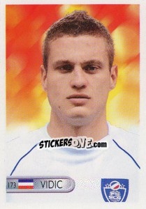 Sticker Nemanja Vidic - Mundocrom World Cup 2006 n. 173 - NO EDITOR