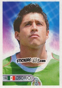 Sticker Ricardo Osorio - Mundocrom World Cup 2006 n. 206 - NO EDITOR
