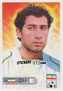 Sticker Sattar Zare - Mundocrom World Cup 2006 - NO EDITOR