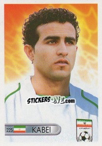 Sticker Hossein Kabei - Mundocrom World Cup 2006 n. 225 - NO EDITOR