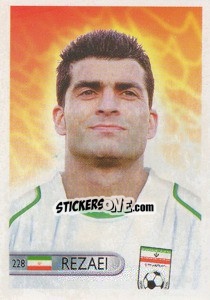 Sticker Rahman Rezaei - Mundocrom World Cup 2006 n. 228 - NO EDITOR