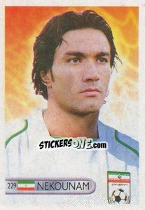 Sticker Javad Nekounam - Mundocrom World Cup 2006 n. 229 - NO EDITOR