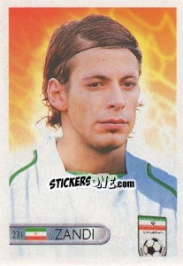 Sticker Ferydoon Zandi - Mundocrom World Cup 2006 n. 231 - NO EDITOR