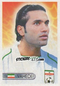 Sticker Alireza Vahedi - Mundocrom World Cup 2006 n. 233 - NO EDITOR