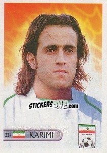 Sticker Ali Karimi - Mundocrom World Cup 2006 n. 234 - NO EDITOR