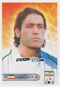 Sticker Mehdi Mahdavikia - Mundocrom World Cup 2006 n. 235 - NO EDITOR