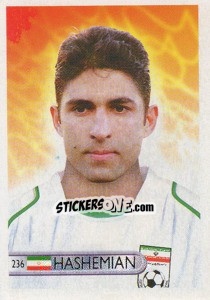 Sticker Vahid Hashemian - Mundocrom World Cup 2006 n. 236 - NO EDITOR