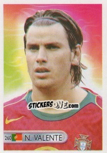 Sticker Nuno Valente - Mundocrom World Cup 2006 - NO EDITOR