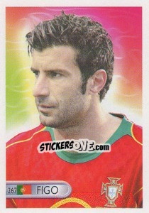 Sticker Luis Figo - Mundocrom World Cup 2006 n. 267 - NO EDITOR