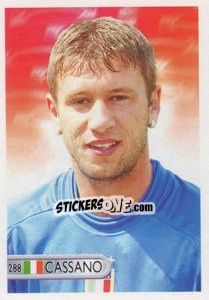 Sticker Antonio Cassano - Mundocrom World Cup 2006 - NO EDITOR