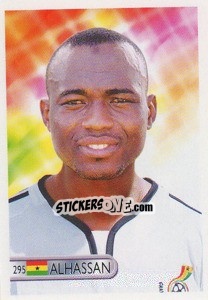 Sticker Iliasu Alhassan - Mundocrom World Cup 2006 n. 295 - NO EDITOR
