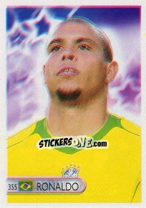 Sticker Ronaldo Nazario da Lima - Mundocrom World Cup 2006 n. 355 - NO EDITOR