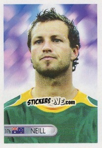 Sticker Lucas Neill - Mundocrom World Cup 2006 n. 376 - NO EDITOR