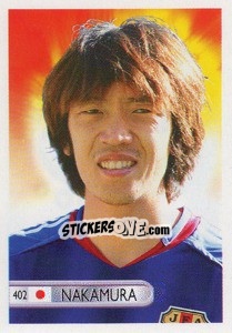 Sticker Shunsuke Nakamura - Mundocrom World Cup 2006 n. 402 - NO EDITOR