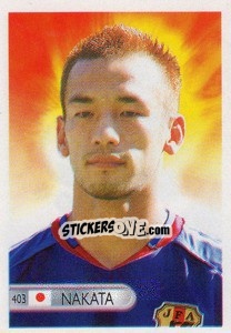 Sticker Hidetoshi Nakata - Mundocrom World Cup 2006 - NO EDITOR