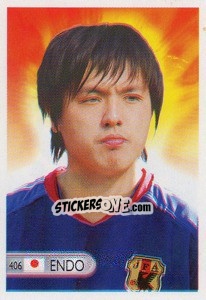 Sticker Yasuhito Endo - Mundocrom World Cup 2006 n. 406 - NO EDITOR