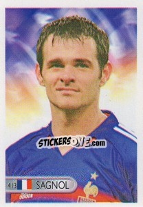 Sticker Willy Sagnol - Mundocrom World Cup 2006 - NO EDITOR