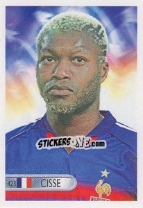 Cromo Djibril Cisse - Mundocrom World Cup 2006 - NO EDITOR