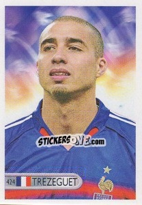 Sticker David Trezeguet - Mundocrom World Cup 2006 n. 424 - NO EDITOR