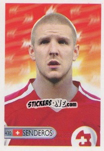 Sticker Philippe Senderos - Mundocrom World Cup 2006 - NO EDITOR