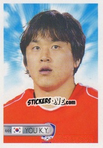 Sticker You Kyoung-Youl - Mundocrom World Cup 2006 - NO EDITOR