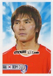Sticker Kim Dong-Jin - Mundocrom World Cup 2006 n. 449 - NO EDITOR