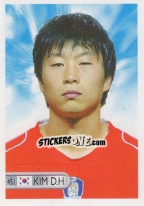 Sticker Kim Do-Heon - Mundocrom World Cup 2006 - NO EDITOR