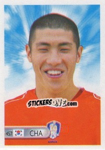 Sticker Cha Du-Ri - Mundocrom World Cup 2006 - NO EDITOR