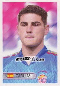 Sticker Iker Casillas - Mundocrom World Cup 2006 - NO EDITOR