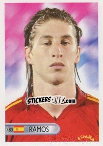 Sticker Sergio Ramos - Mundocrom World Cup 2006 n. 480 - NO EDITOR