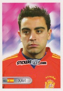 Sticker Xavi Hernandez - Mundocrom World Cup 2006 n. 482 - NO EDITOR