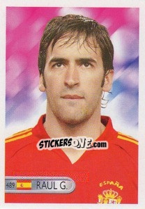 Figurina Raul Gonzalez - Mundocrom World Cup 2006 - NO EDITOR