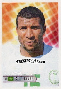 Sticker Khaled al Thaker - Mundocrom World Cup 2006 n. 531 - NO EDITOR
