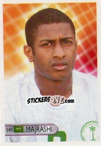 Sticker Naji Majrashi - Mundocrom World Cup 2006 n. 540 - NO EDITOR
