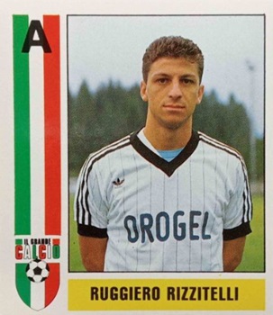Sticker Ruggiero Rizzitelli - Il Grande Calcio 1987-1988 n. 61 - Vallardi