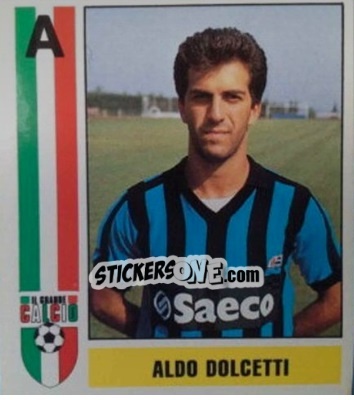 Sticker Aldo Dolcetti - Il Grande Calcio 1987-1988 n. 230 - Vallardi