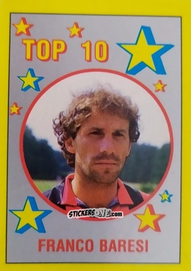 Sticker Franco Baresi - Il Grande Calcio 1988-1989 n. 308 - Vallardi