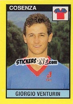Sticker Giorgio Venturin - Il Grande Calcio 1988-1989 n. 400 - Vallardi