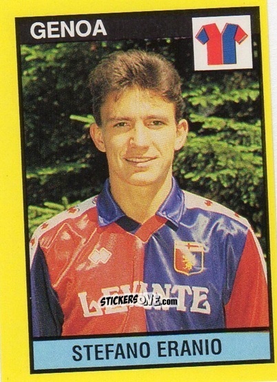 Figurina Stefano Eranio - Il Grande Calcio 1988-1989 n. 446 - Vallardi