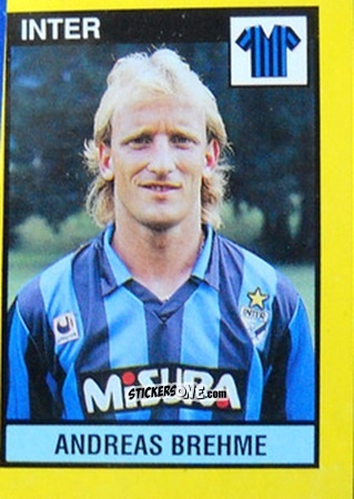 Figurina Andreas Brehme - Il Grande Calcio 1988-1989 n. 110 - Vallardi